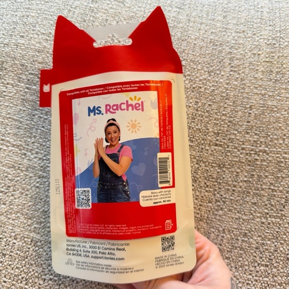 Tonies Ms. Rachel Learning Toy - Pink and Blue - Picture 2 of 2